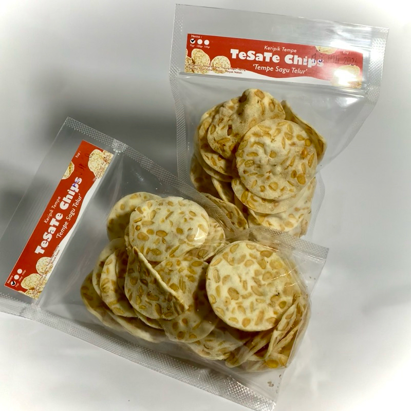 

TeSaTe Chips - Keripik Tempe Sagu Telur 75 gr