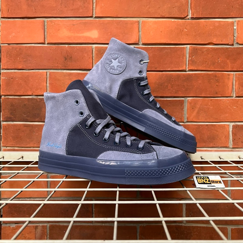 Converse Chuck 70 Hi Marquis Mixed Material Men Sneakers-Thunder Daze/Navy/Egret