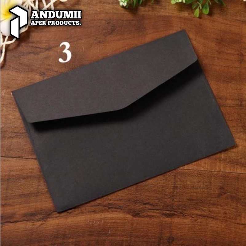 

ANGPAU KONDANGAN HITAM POLOS A8 6 X 8