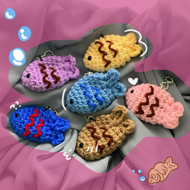 taiyaki charm | gantungan kunci taiyaki