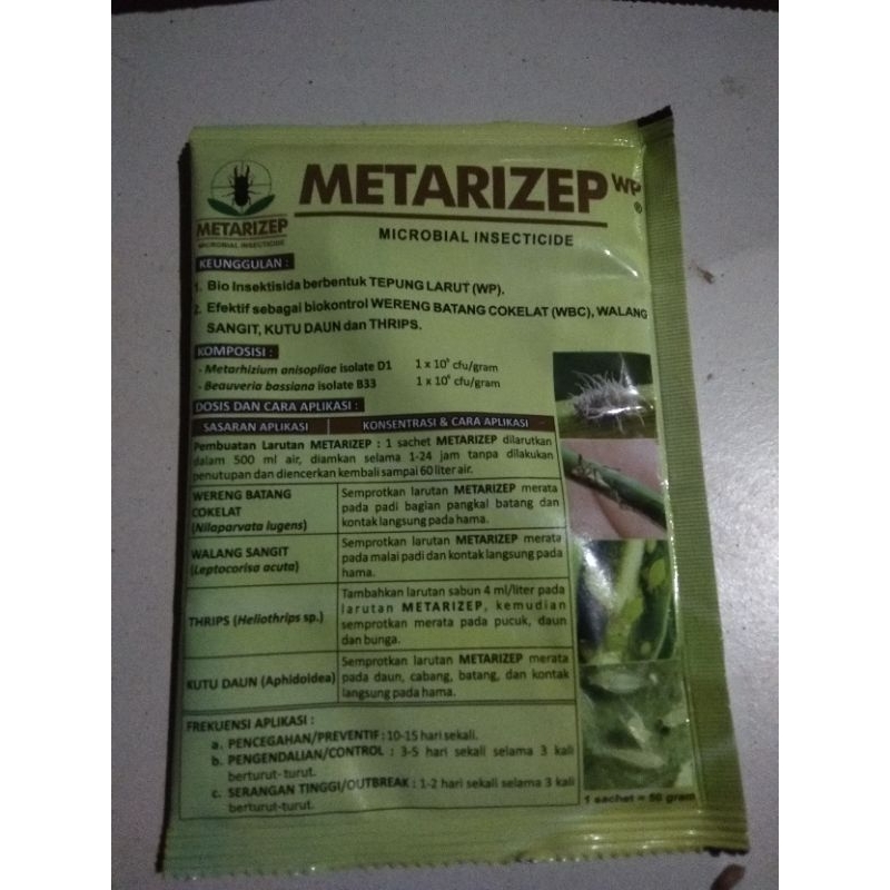 insektisida metarizep 50gram