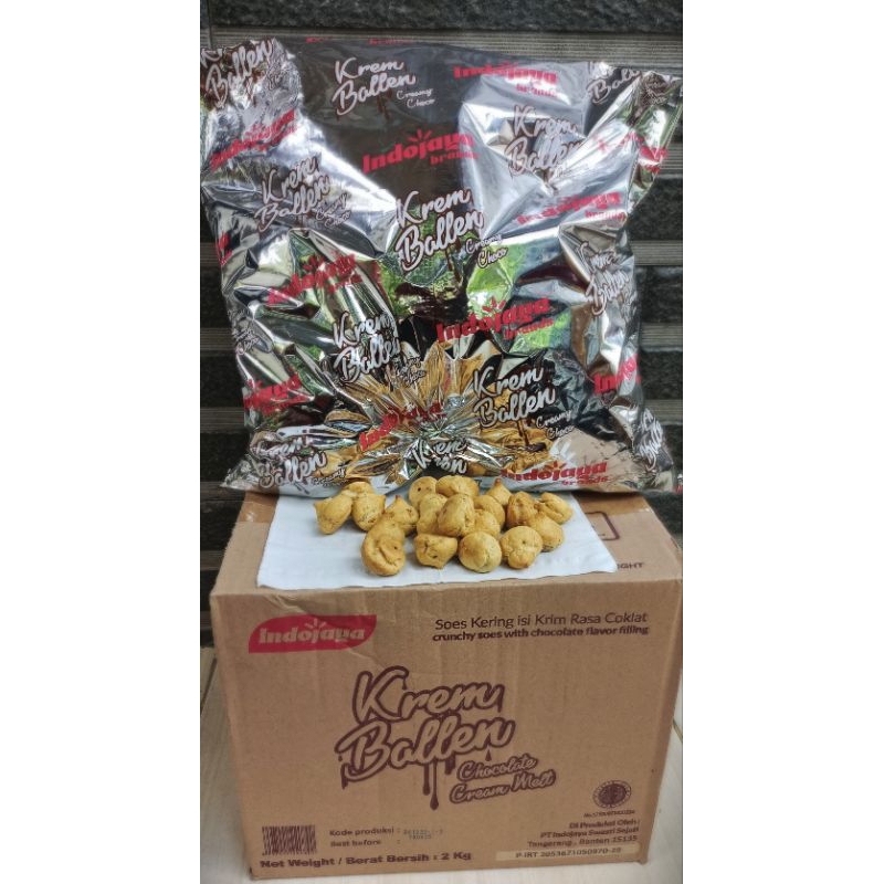 

RB Soes coklat kering Krem Ballen 2kg