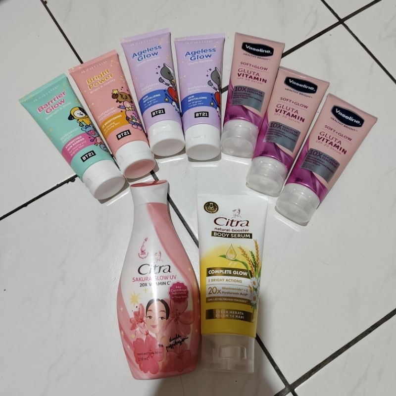 BODY LOTION SERUM SERBA 20K Azarine Body Saver Serum BT21 Vaseline Soft Glow Gluta Vitamin Citra Sak