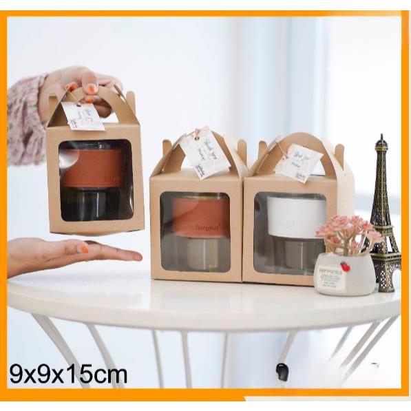 Paper Box Craft Tumbler Dus Packaging Kemasan Souvenir Ukuran 7x7x30cm