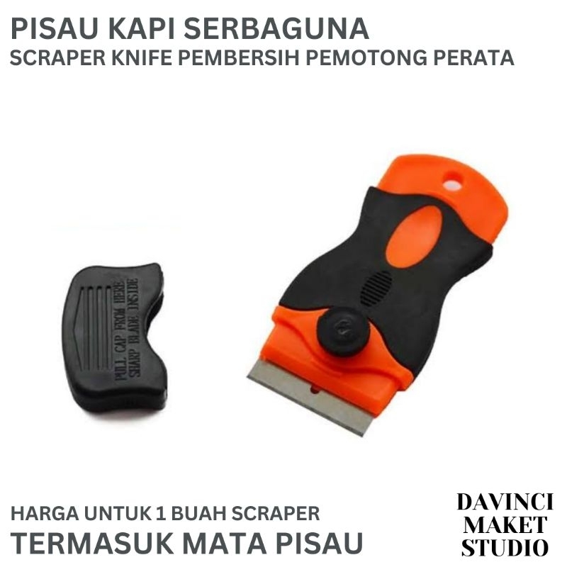 

Pisau Kapi Pengupas Serbaguna - Scraper Chopper Blade Cutter Knife Glue Maket Diorama