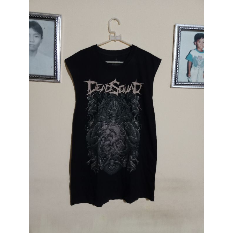 kaos band Deadsquad bekas second