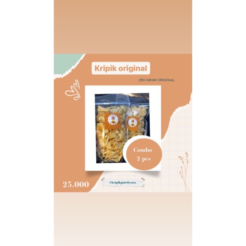 

Keripik Singkong rasa original - Kprcb - ORI - 250 - 05