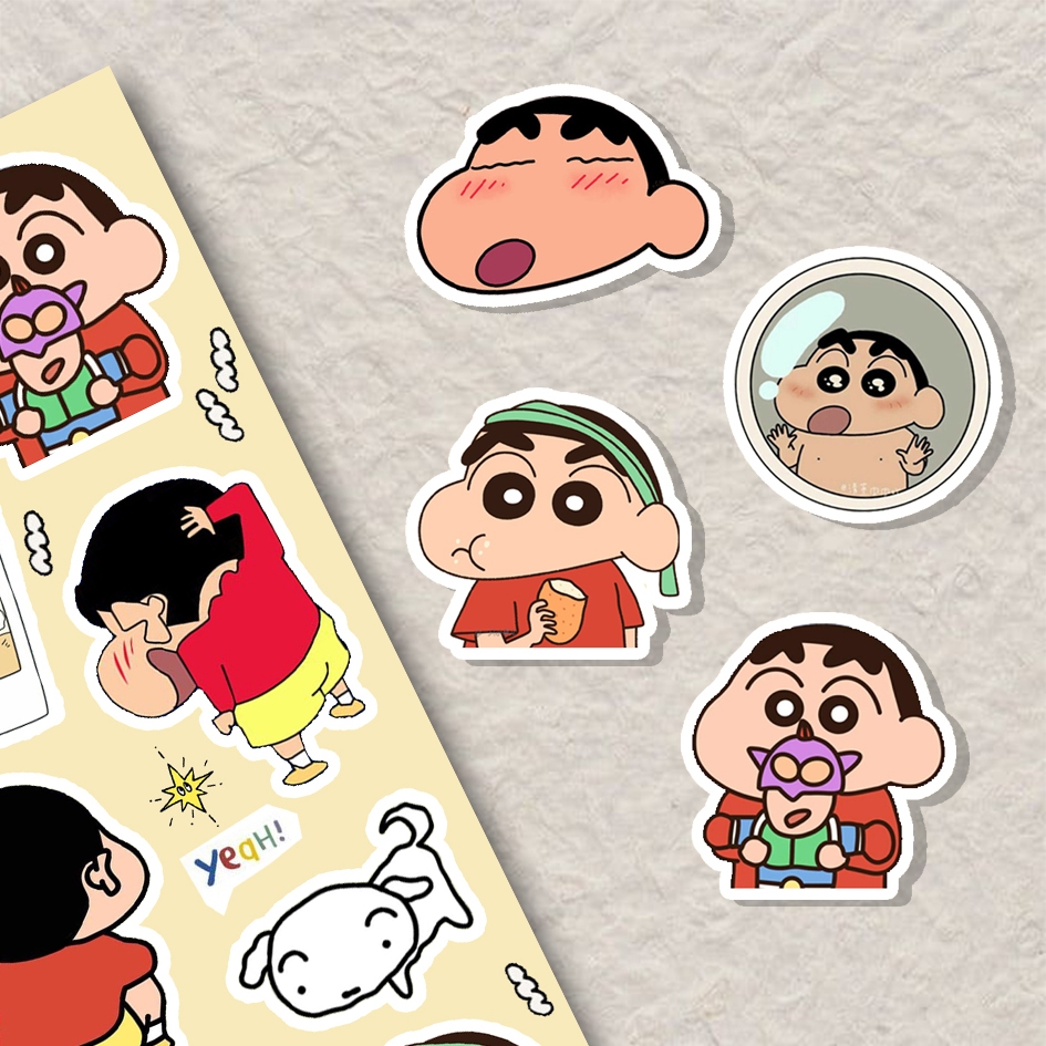 

PeelPop - Stiker Shinchan cream | vinyl | waterproof | glossy