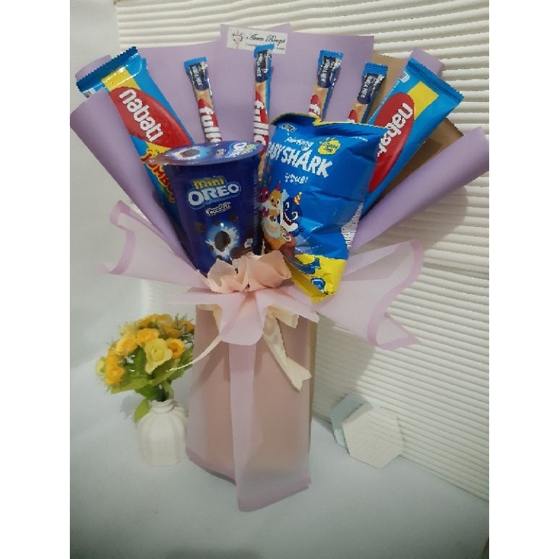 

Ready Buket snack makanan | Buket snack murah