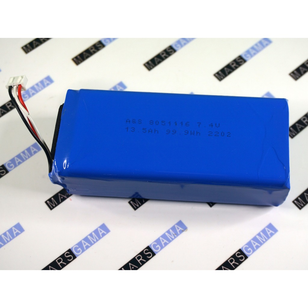 Baterai Pack RC 2S 7.4V 13500mah 99.9wh Socket JST xh2.54 3pin Lithium 13.5AH