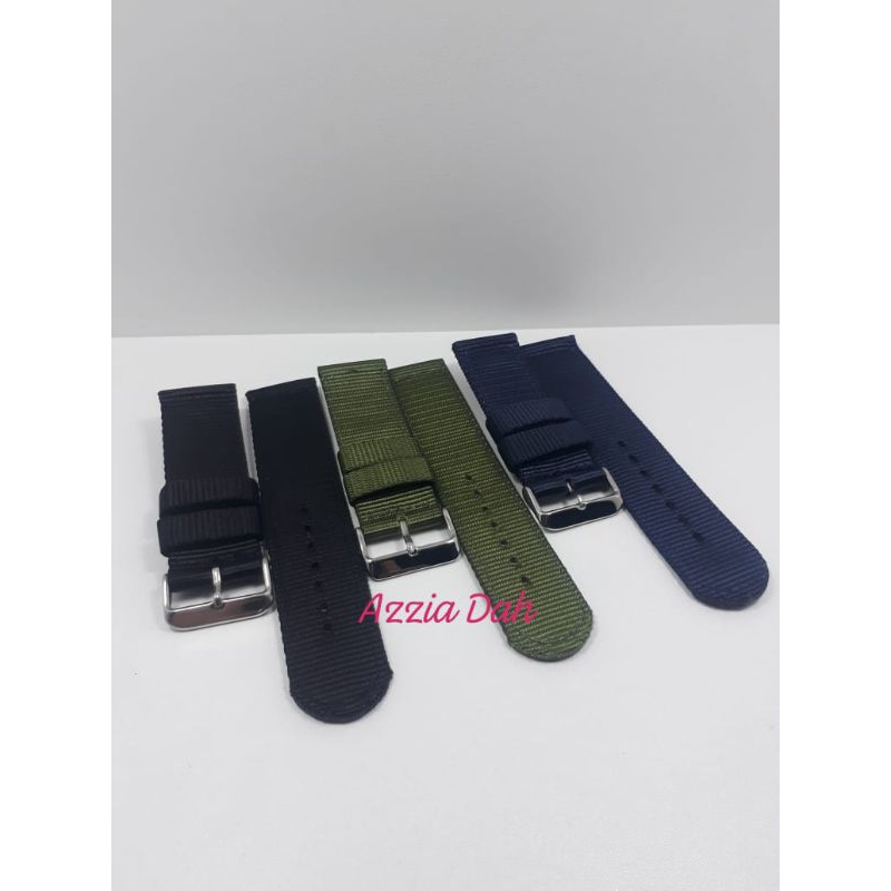 Tali Jam Tangan Kanvas Premium, Strap Tali Jam Tangan Kanvas kualitas bagus