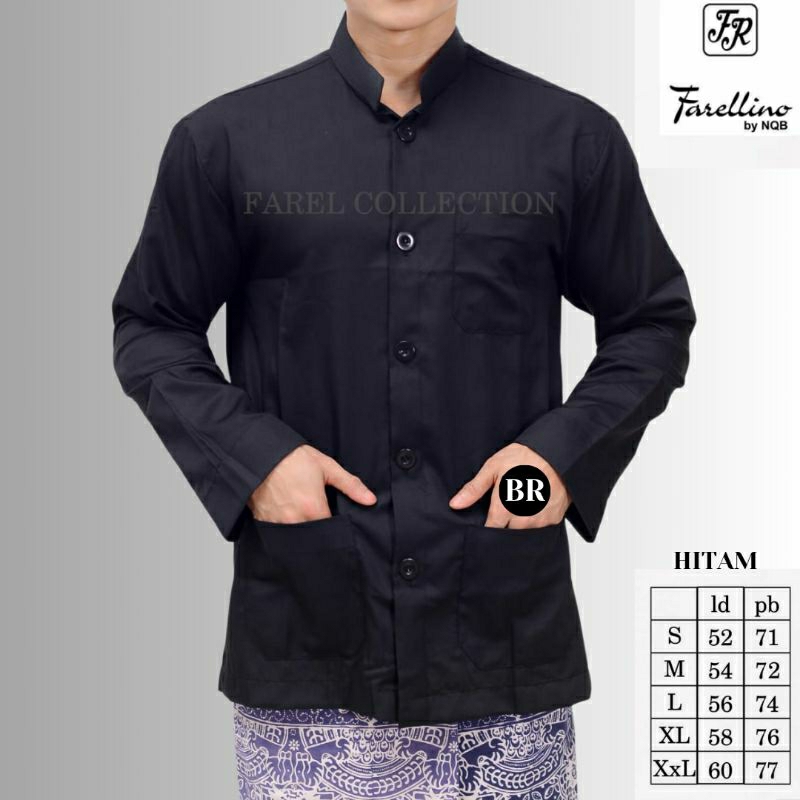 BESTPROMO BAJU KOKO HAIBAH PREMIUM BAJU KOKO PRIA MUSLIM KOKO MODEL AMMU ORIGINAL KOKO PRIA LENGAN