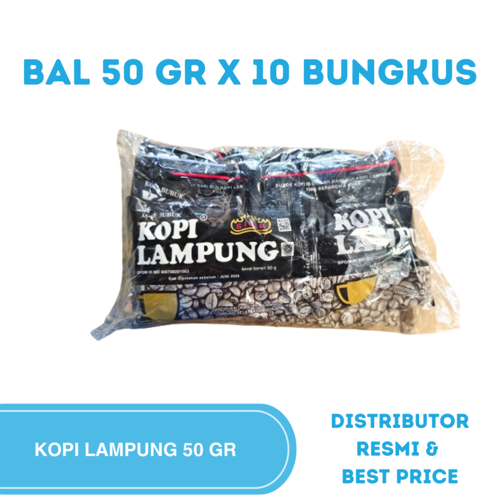 

Kopi Siger Lampung 50 gr Bal