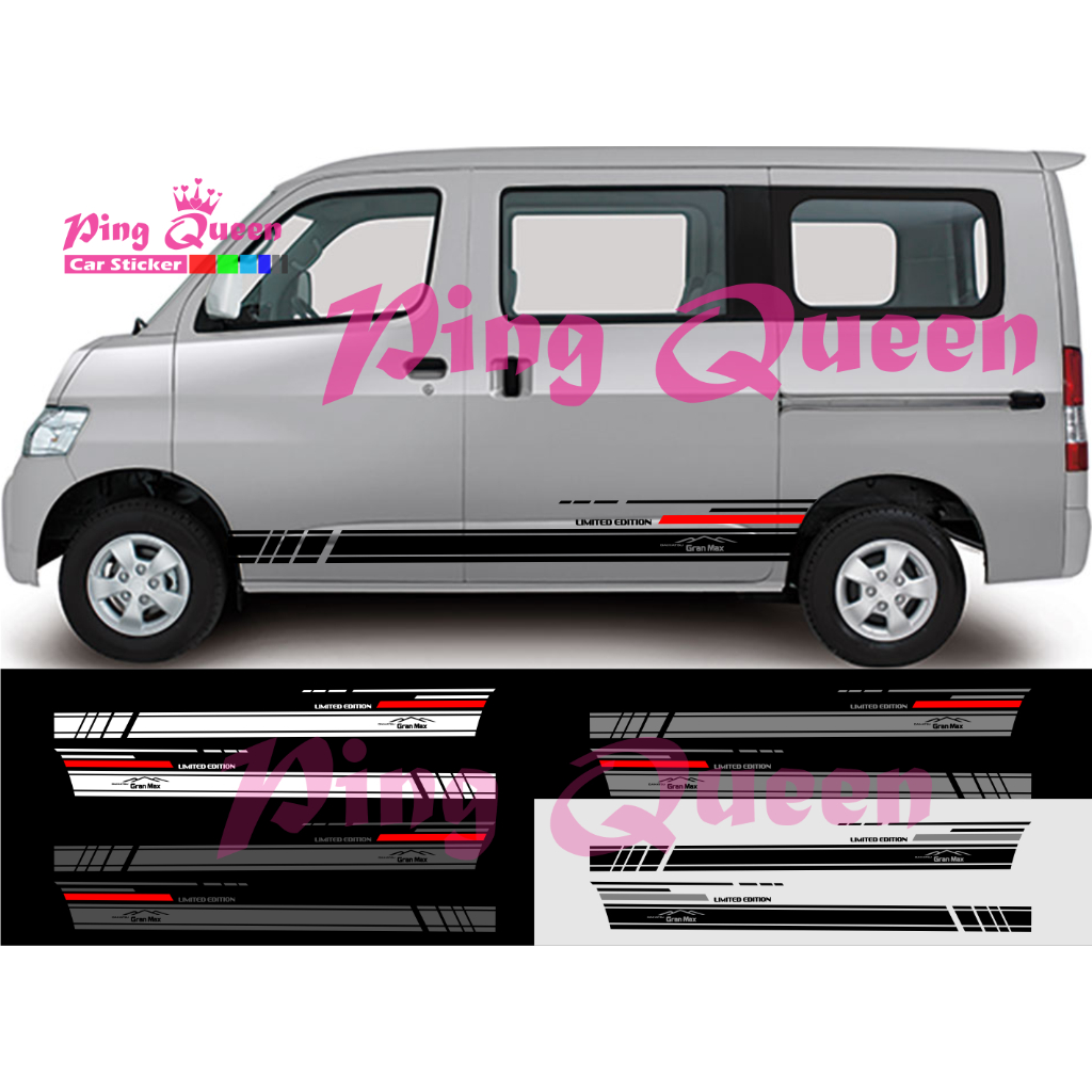 STICKER DAIHATSU GRANDMAX CUTTING STICKER BODY SAMPING MOBIL GRANDMAX