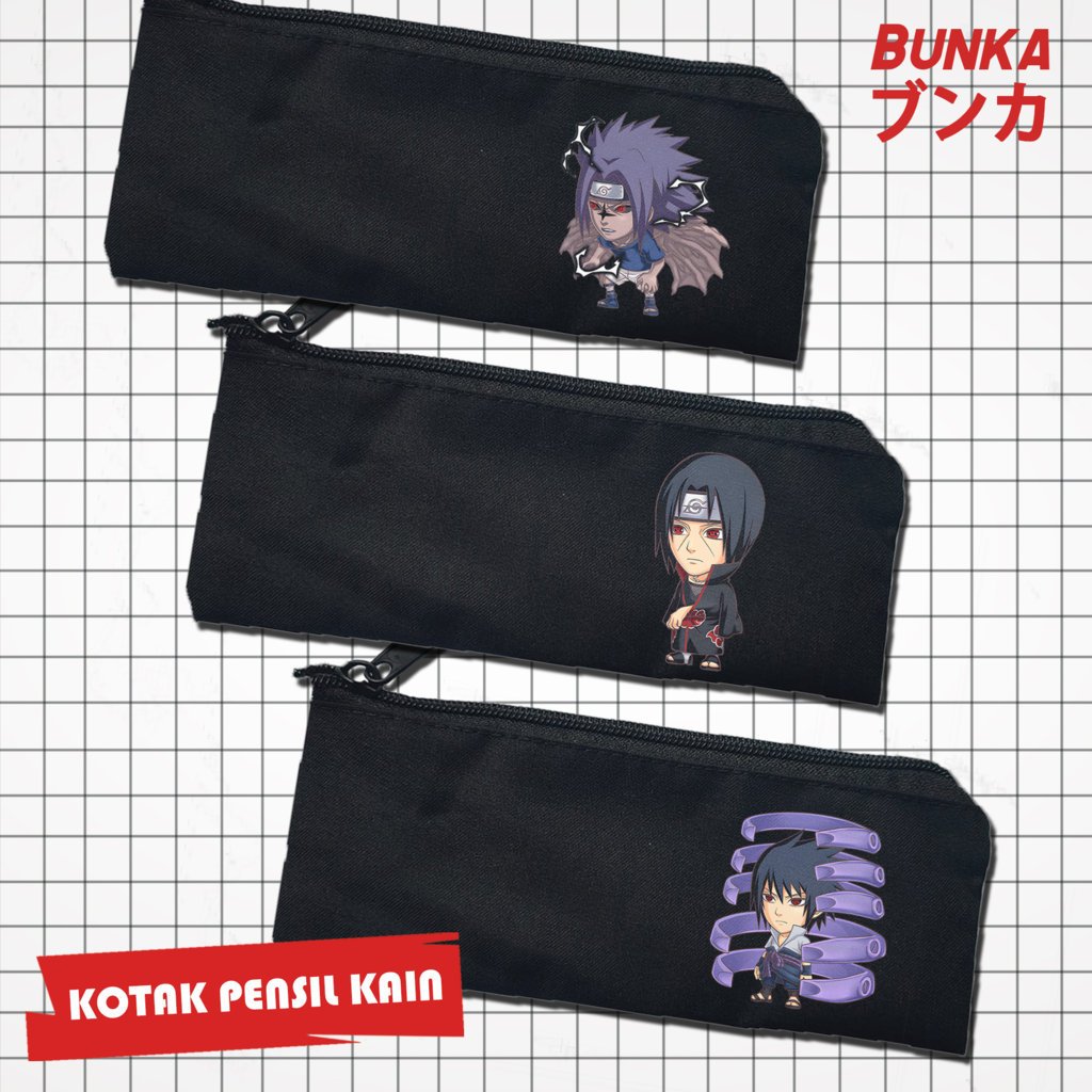 

Pouch Tempat Pensil Anime Naruto Uchiha Family Sasuke Itachi Murah Bahan Souvenir Pernikahan Bisa Bayar Ditempat cod Gift Anniversary Couple Hampers Kado