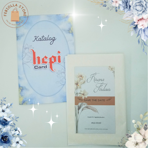 CETAK UNDANGAN PERNIKAHAN DESAIN SENDIRI ATAU DARI CUSTOMER- UNDANGAN NIKAH HEPI SERIES 2 LIPAT ELEG