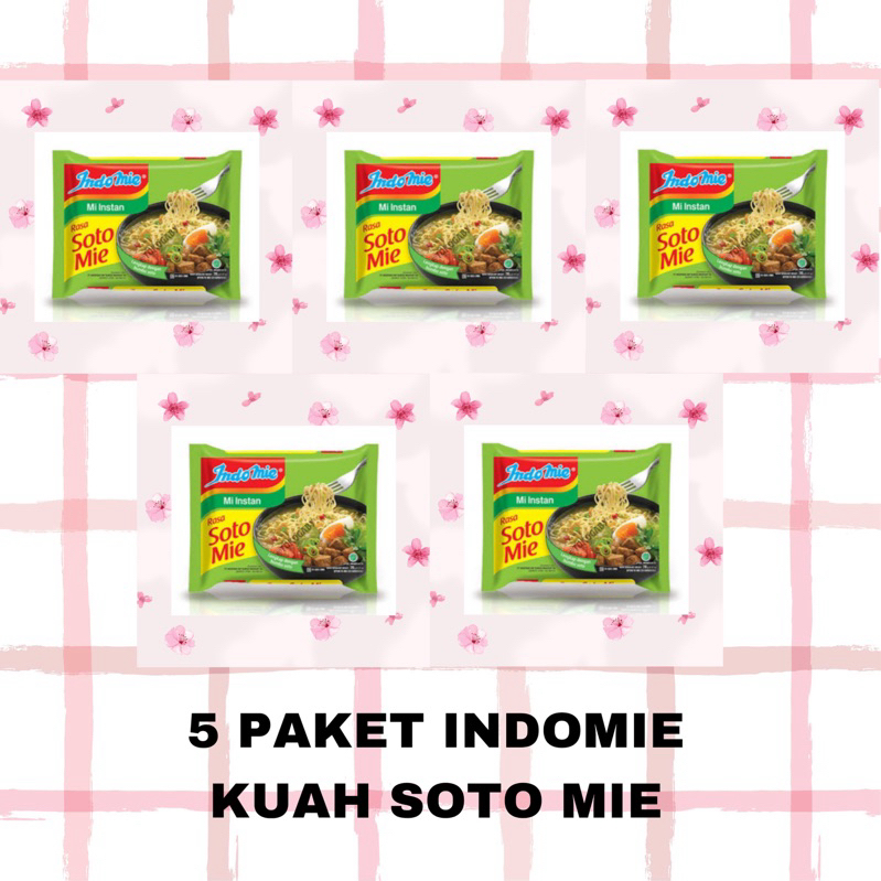 

[PAKET] 5 Indomie Kuah Soto