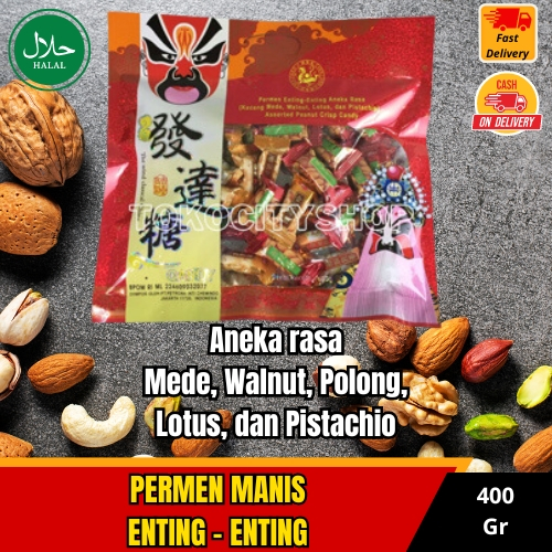 

Permen Ting Ting / Permen Kacang Aneka Rasa 400 Gr / Halal