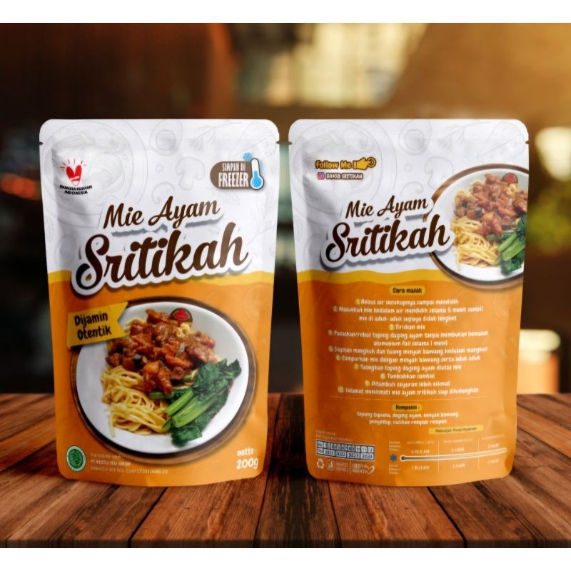 

mie ayam sritikah/bakso/mie ayam/Frozen food/jajanan/makanan/Mie