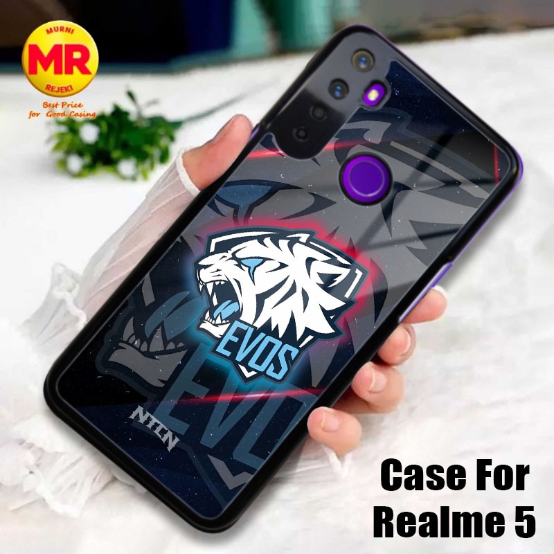 Case Realme 5 Terbaru - Casing Realme 5 - Motif Evos  - Hardcase Premium Glossy - Softcase Hp Baru R