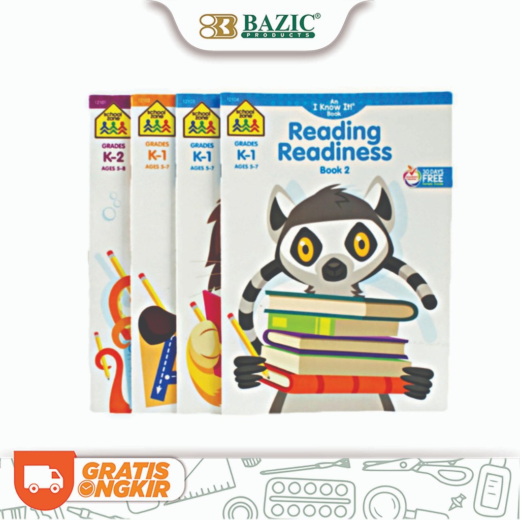Bazic School Zone Workbooks - Buku Anak