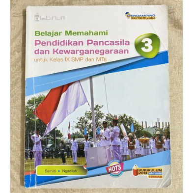 Buku PPKN Kelas 9 IX 3 SMP Platinum Tiga Serangkai Kurikulum 2013