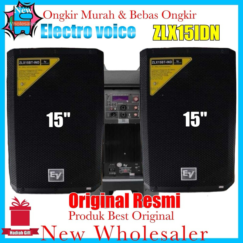 Speaker Aktif 15 inch live musik Electro Voice Zlx15idn New original double power