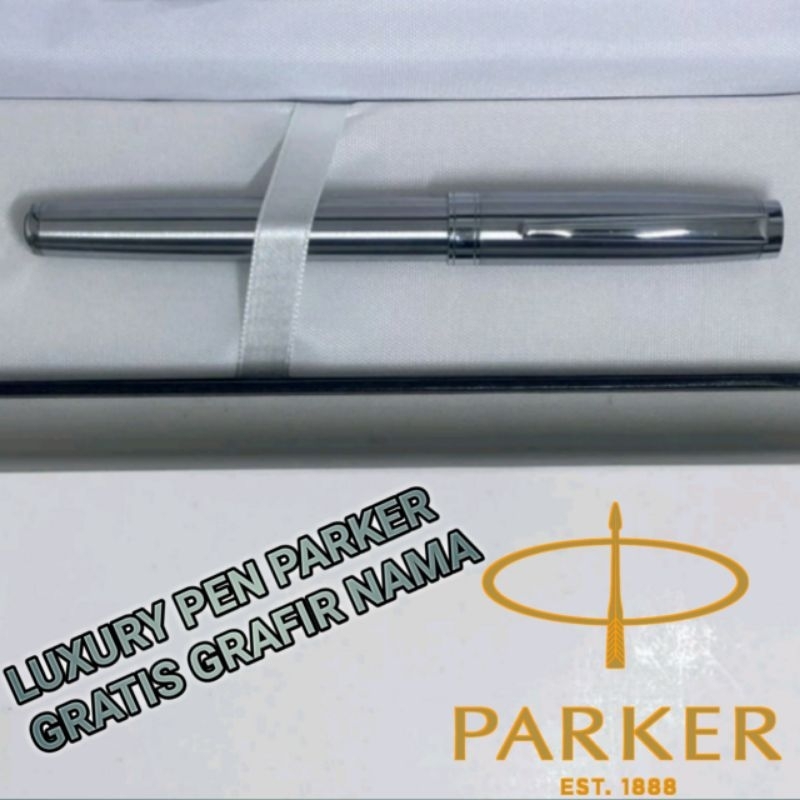 

Bollpoint mewah parker luxury pen gratis box exlusive dan gratis grafir nama