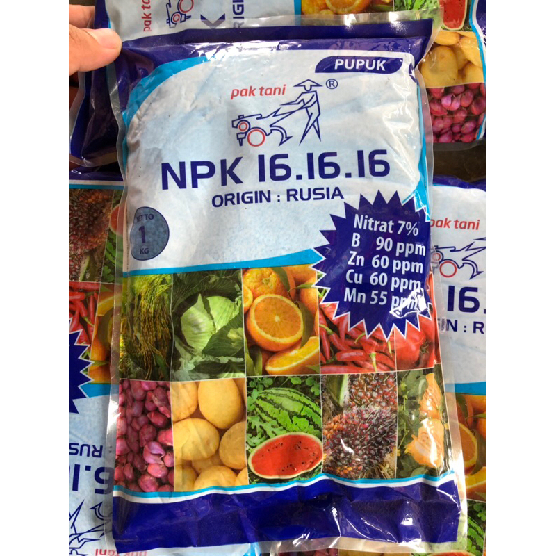 Pupuk Npk 16 16 16 Pak Tani Origin Rusia