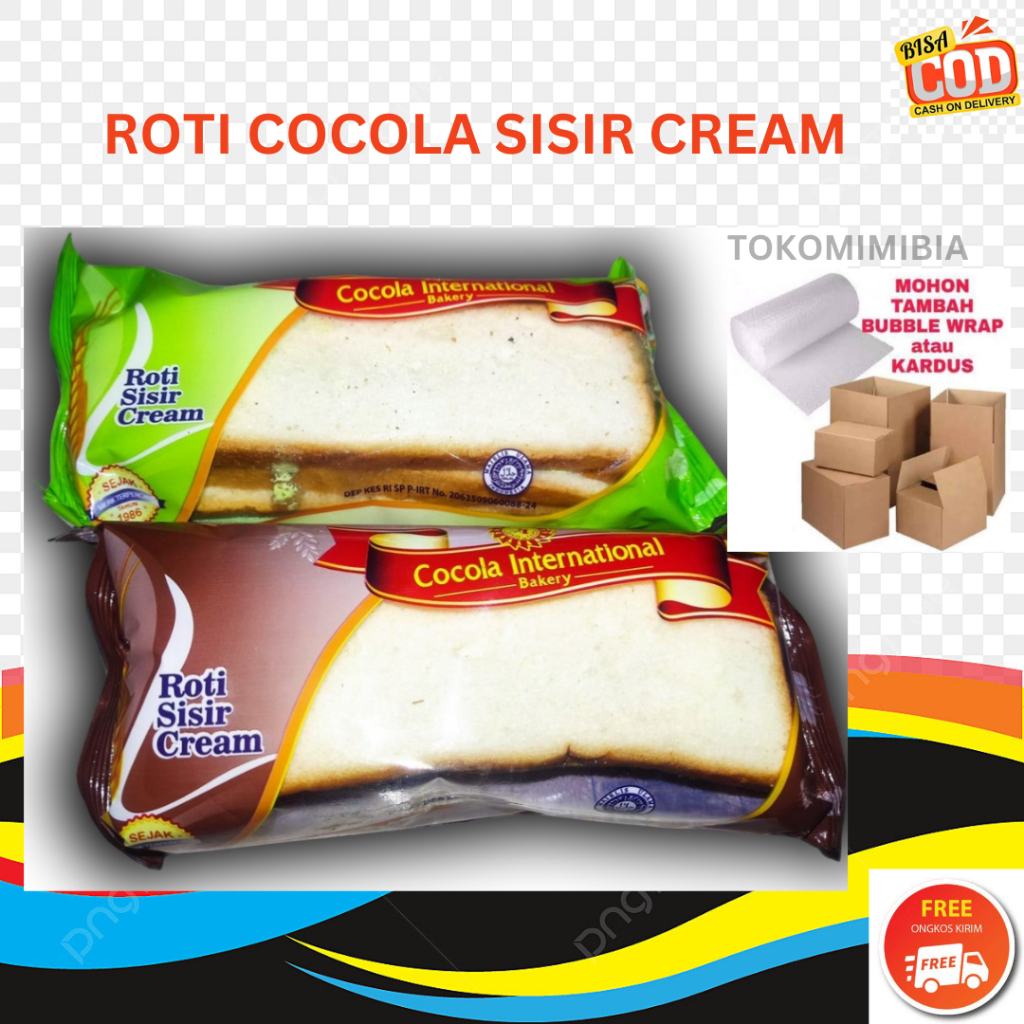 

ROTI MANIS COCOLA INTERNATIONAL BAKERY (COKLAT/PANDAN)