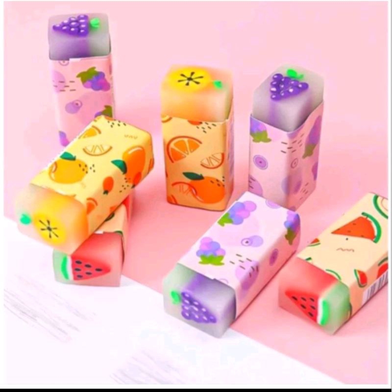 

(36pcs) Hapusan buah/hapusan pensil/hapusan dino/hapusan unik