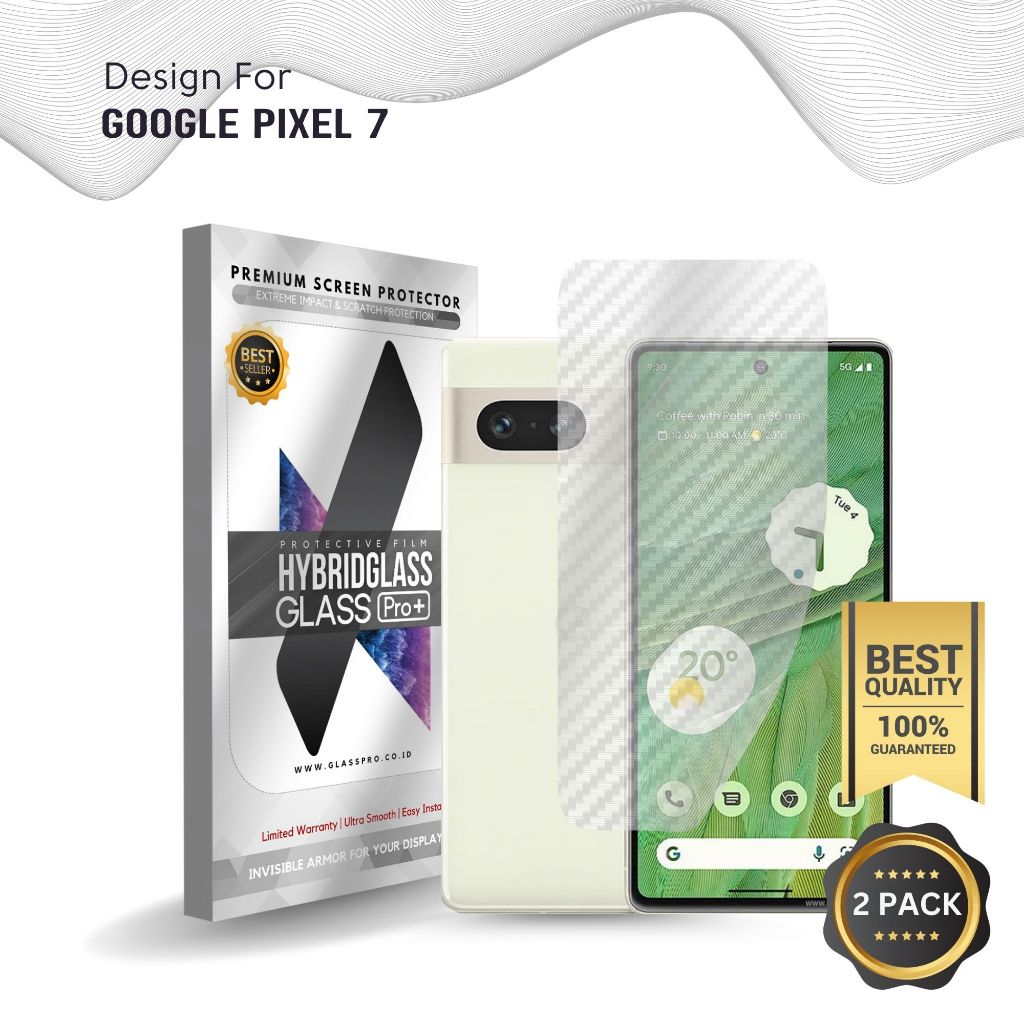 Fiber Guard Screen Protector Google Pixel 7 Anti Gores Belakang