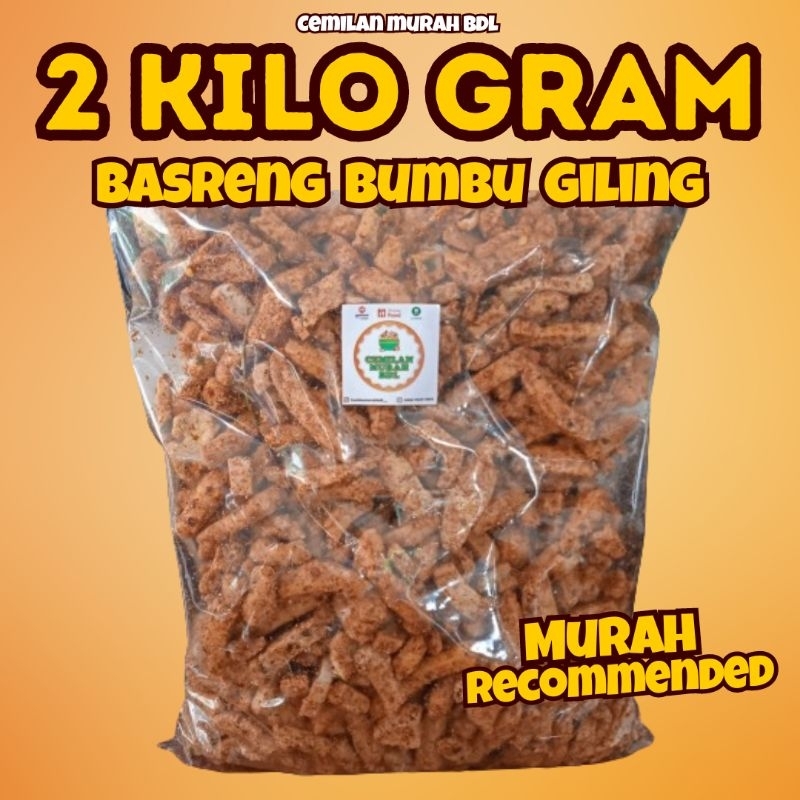 

Basreng Bumbu Giling (2 Kilo Gram) / PER BALL