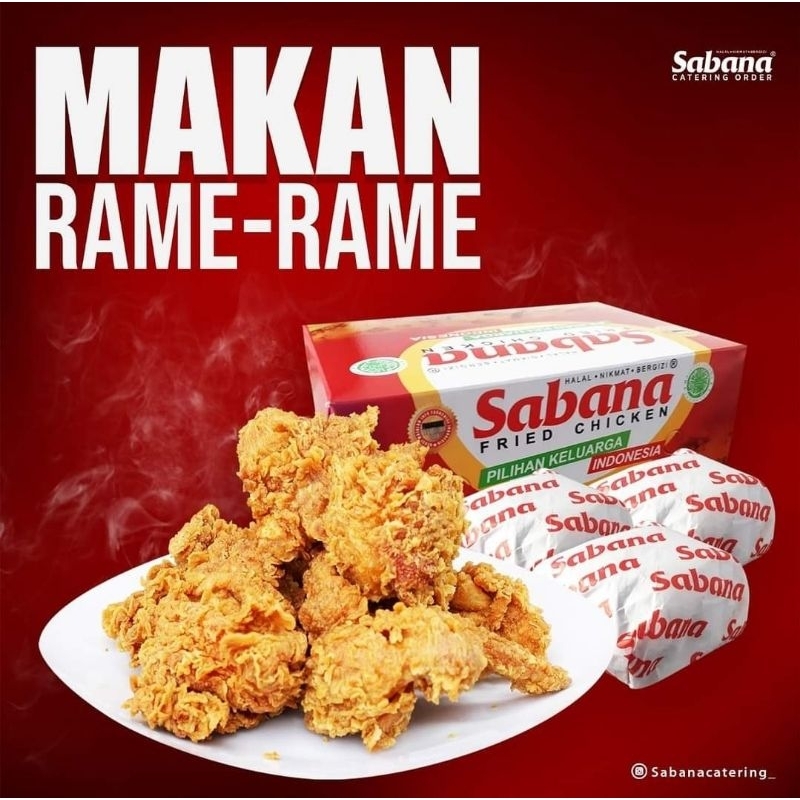 AYAM SABANA/PAKET Rame-rame ayam sabana