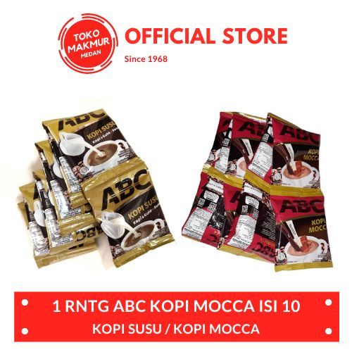 

1 RENTENG ABC KOPI SUSU / MOCCA ISI 10 SACHET