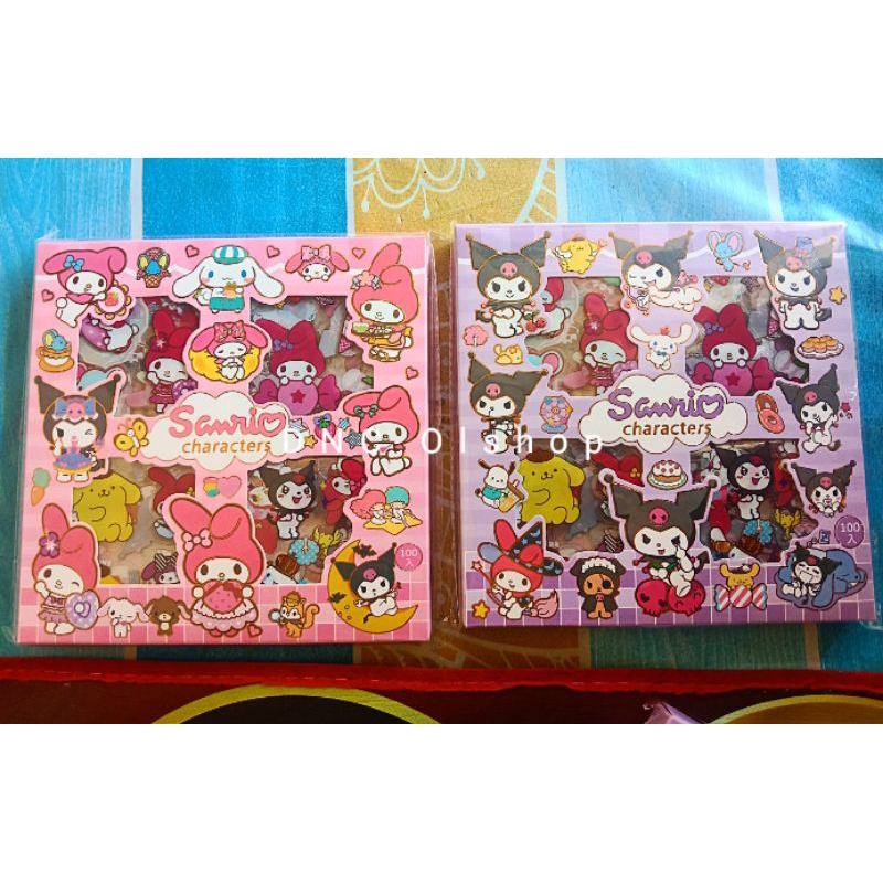 

Stiker 2D Lucu Sanrio Karakter Melody Kuromi 100 lembar / Stiker Kuromi Melody