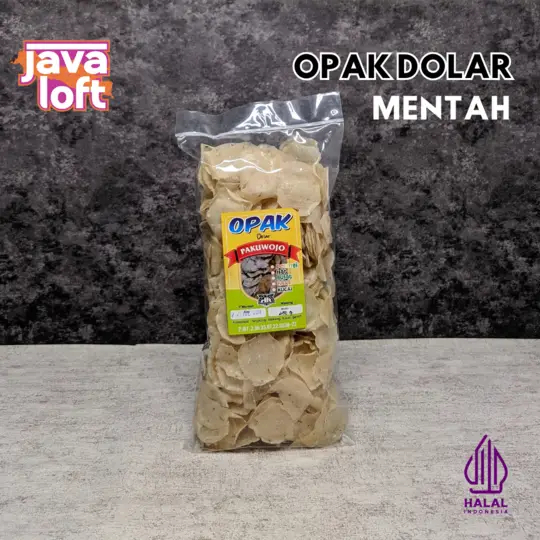 

Opak Dolar Pakuwojo Cemilan Tradisional Keripik Opak Dolar Mentah Enak Gurih Renyah