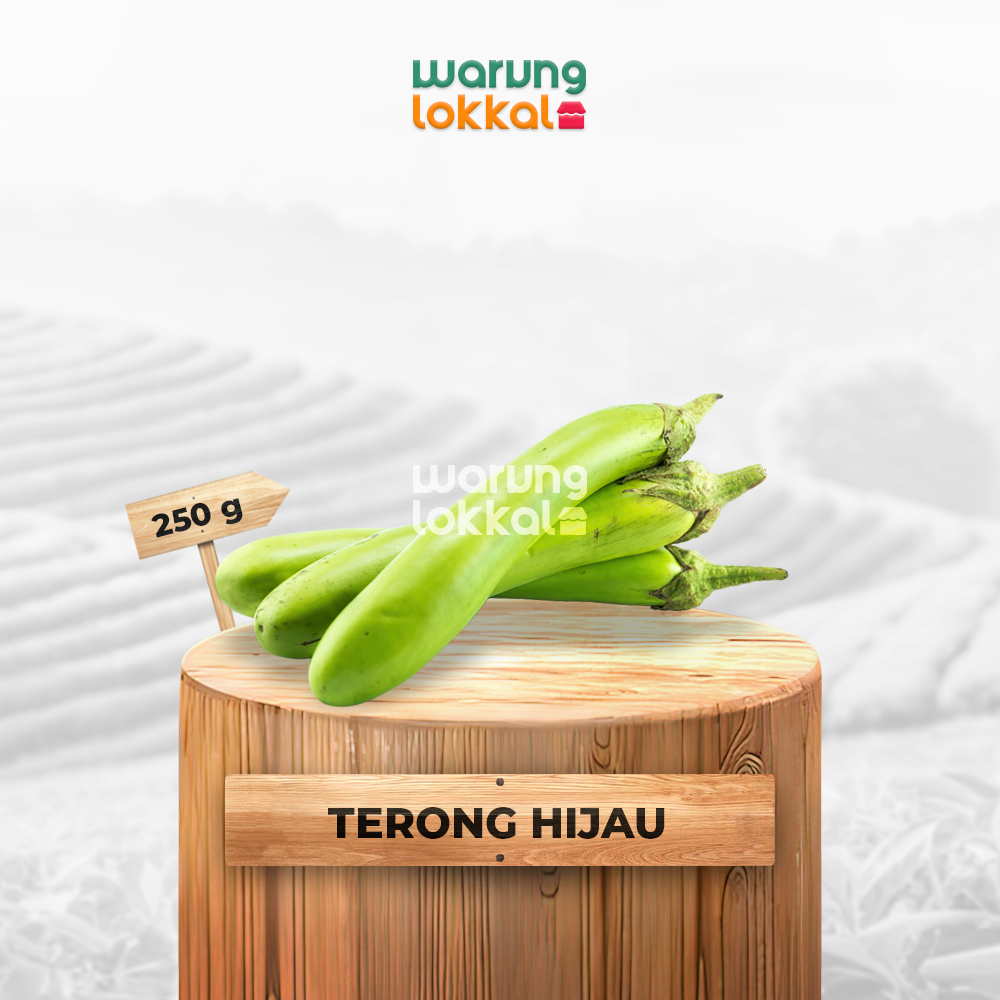 

Terong Hijau 250g - Warung Lokkal