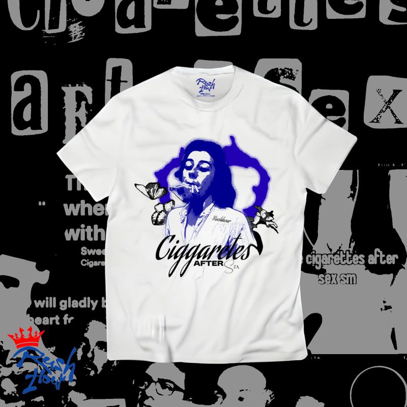 T SHIRT RUSHHOUR || SUNSETZ || CIGGARETES AFTER SEX