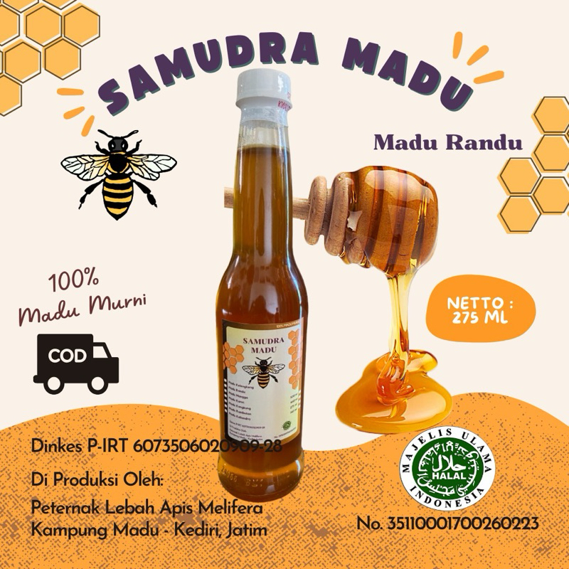 

Madu Murni Madu Randu Samudra Madu 275ML