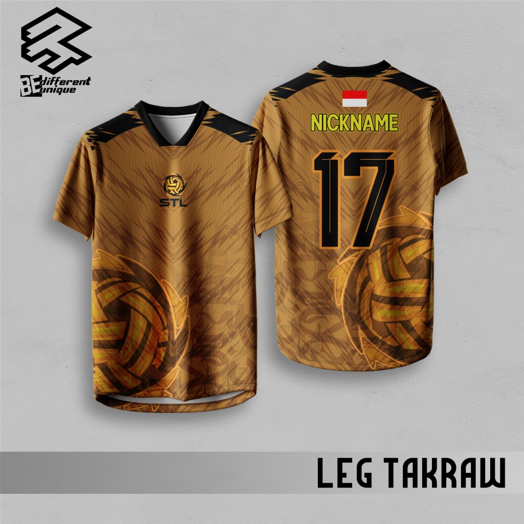 Jersey Sepak Takraw Dryfit Wave 3R Sport Leg Takraw