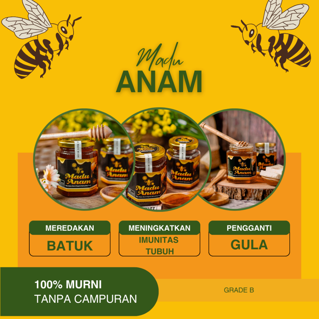 

Madu Kesehatan Untuk Segala Penyakit Asli 100% Tanpa Campuran - MADU ANAM