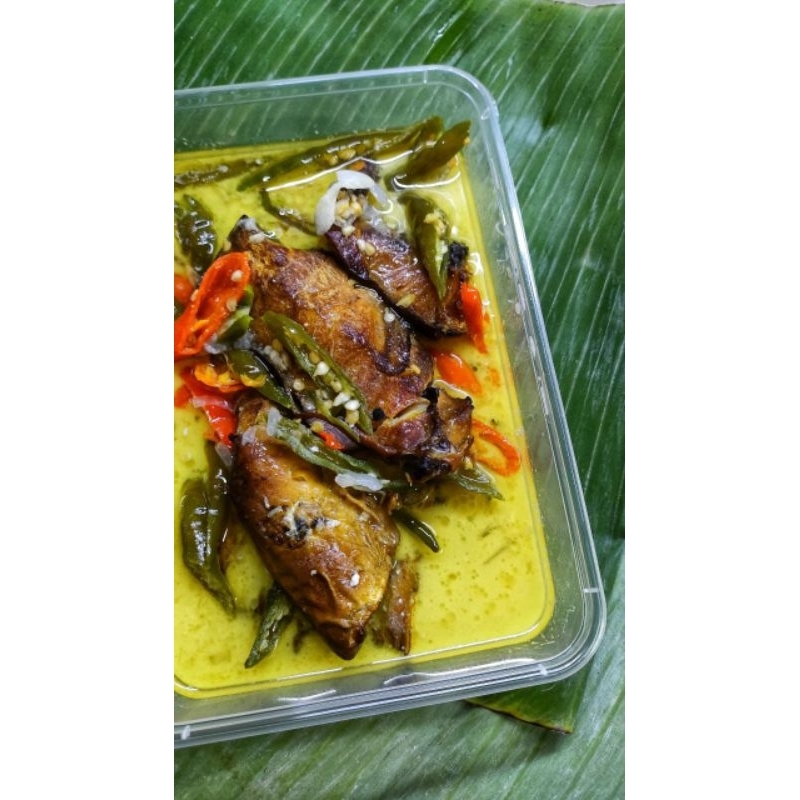 

Ikan Cucut Asap masak santan pedas