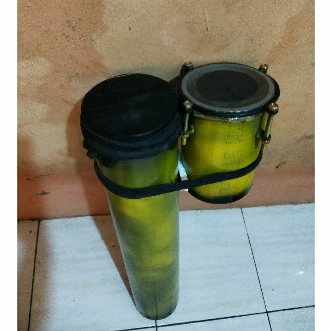 ketipung paralon ring besi kendang koplo gendang pengamen mainan tradisional