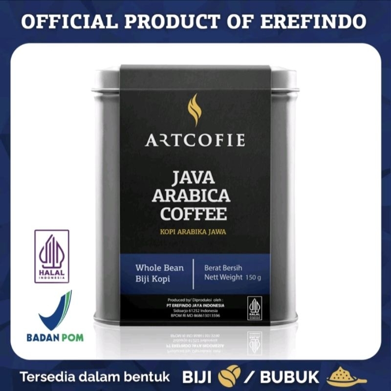 

PROMO Artcofie Java Arabica Coffee Biji Kopi / Bubuk 150gr exp 7 mei 2026