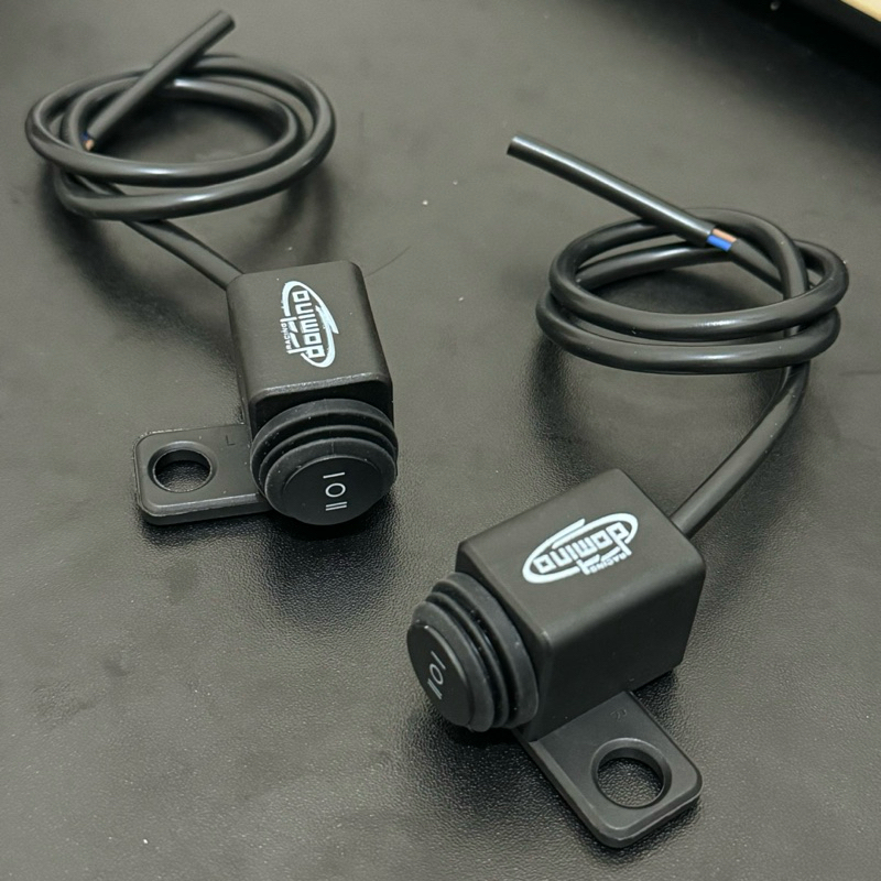 Saklar On-Off Lampu Tembak Motor Spion On Off On Waterproof 2 Mode 3 Kabel