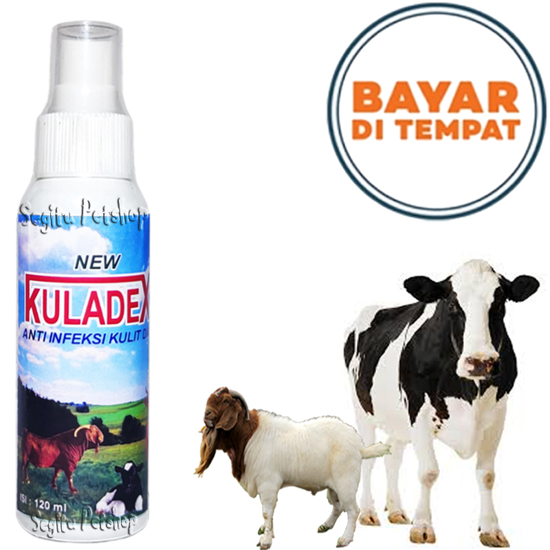 OBAT SAPI KAMBING ANTI LUKA LALAT KULADEX SPRAY PENGHILANG KORENG BOROK JAMUR