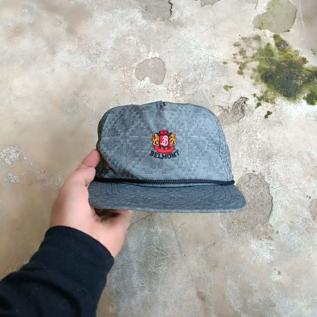 Topi Vintage Rope Hat Tali Kapal Unisex Belmont Duckster Original Made in USA