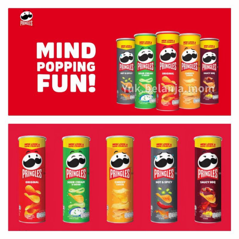 

pringles original / cheese / sour cream / bbq / hot spicy 102gr