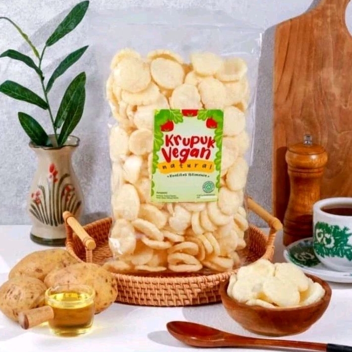 

Kerupuk Koin - Kemplang Kecil Botan Vegan & Vegetarian